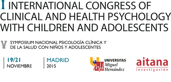 2015 Symposium Nacional de Psicología Clínica y de la Salud con niños y adolescentes 